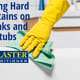 Removing Hard Water Stains on Your Sinks and Bathtubs