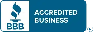 BBB Accredited Business badge showing Scale Blasters meets Better Business Bureau standards.