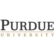 Purdue University logo, showing campus use of ScaleBlaster for hard water and scale prevention.