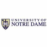 University of Notre Dame logo, indicating use of ScaleBlaster for campus water treatment solutions.