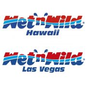 Wet’n’Wild Hawaii and Las Vegas logos, users of ScaleBlaster for waterpark scale control.
