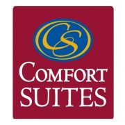 Comfort Suites logo, indicating the hotel uses ScaleBlaster for hard water treatment solutions.
